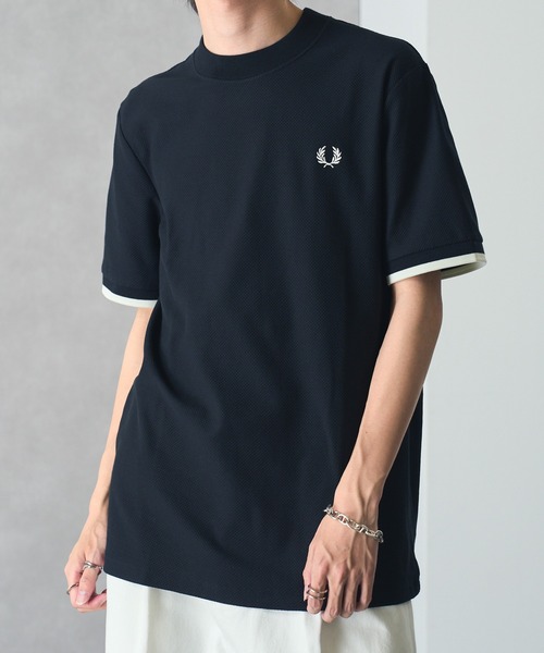 Tシャツ・カットソー FRED PERRY SS25 PIQUE T-SHIRT (FP M4654 54 184) FRED PERRY フレッドペリー メンズクルーネックTシャツ M4654