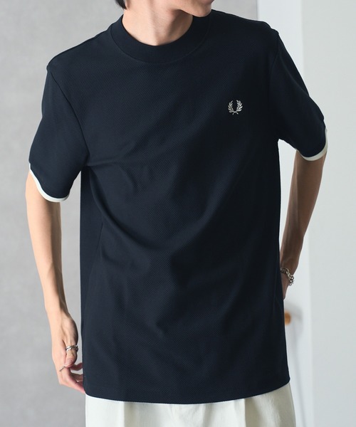 FRED PERRY tシャツ 「FRED PERRY」TIPPED CUFF PIQUE SHIRT