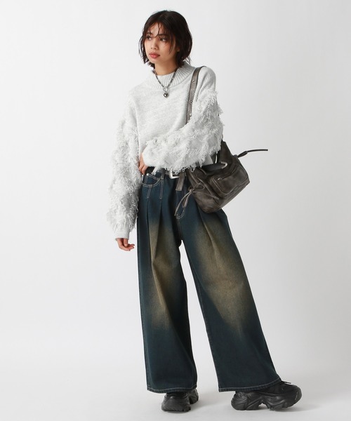 PAGEBOY（ページボーイ） ニット セーター ラメハイネックプルオーバー