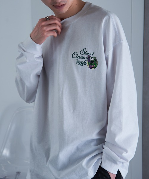 Jump One ホワイトパープルTシャツ Fサイズ Jump One ホワイトパープルTシャツ Fサイズ SIZE GUIDE - サイズ