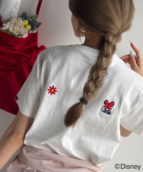 classicalelf tシャツ 綿100%大人可愛い♪バック「ディズニー
