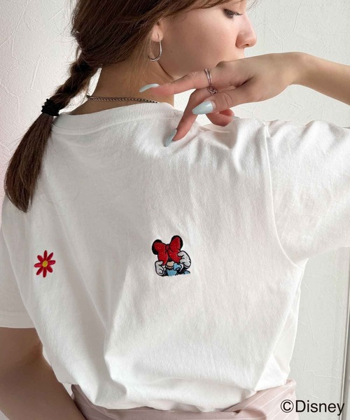 希少✨D&G ディズニー デイジー 半袖Tシャツ スパンコール ホワイト 刺繍 希少✨D&G ディズニー デイジー 半袖Tシャツ スパンコール