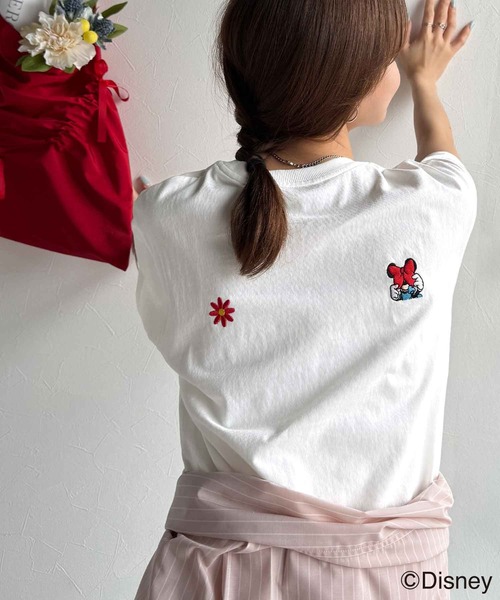 classicalelf tシャツ 綿100%大人可愛い♪バック「ディズニー