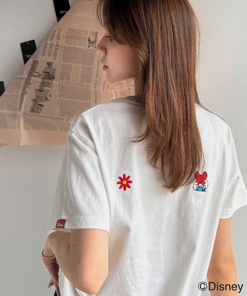 希少✨D&G ディズニー デイジー 半袖Tシャツ スパンコール ホワイト 刺繍 希少✨D&G ディズニー デイジー 半袖Tシャツ スパンコール