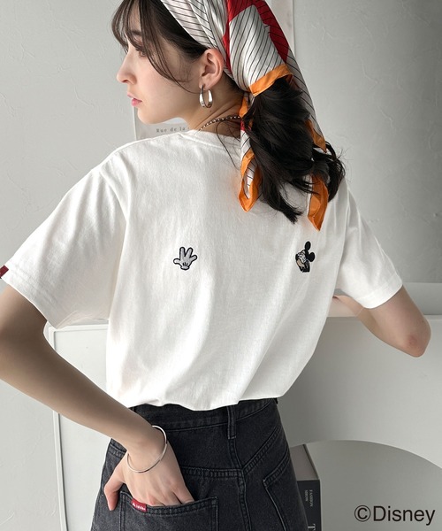 希少✨D&G ディズニー デイジー 半袖Tシャツ スパンコール ホワイト 刺繍 希少✨D&G ディズニー デイジー 半袖Tシャツ スパンコール