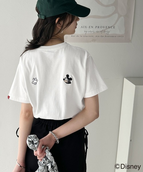 classicalelf tシャツ 綿100%大人可愛い♪バック「ディズニー