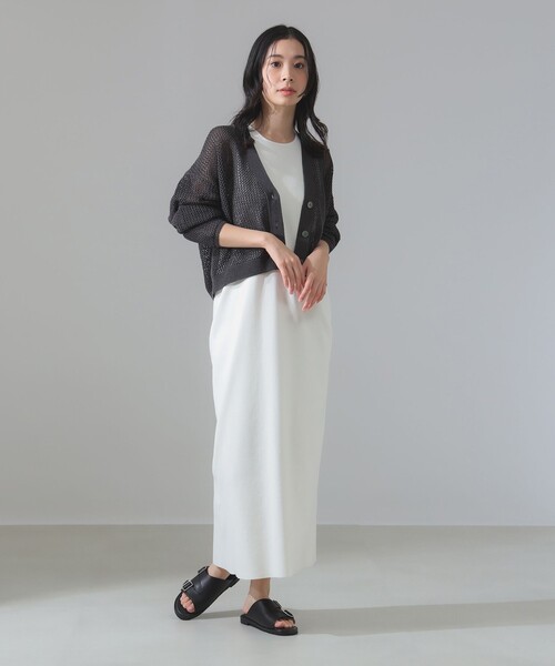 Demi-Luxe カーディガン Demi-Luxe BEAMS（デミルクス ビームス）ツイード Vネック