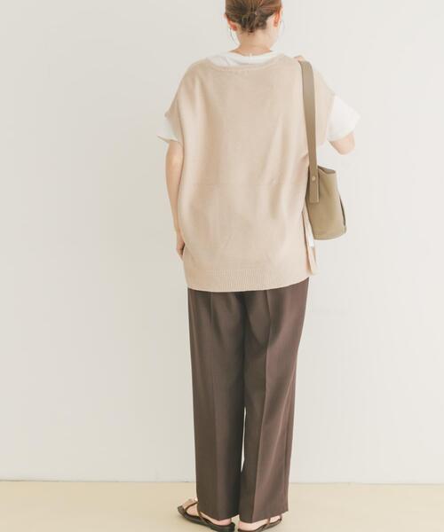 クリスタル  leinwande アンゴラ　ニットベスト ITEMS URBANRESEARCH（アイテムズ アーバンリサーチ） ニット セーター