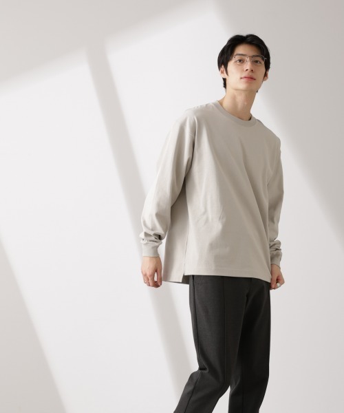 nano universe 長袖Tシャツ NANO universe tシャツ ヘビーオンスBigTシャツ 長袖 メンズ