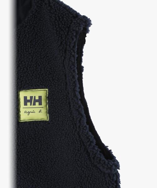 ベスト ジレ agnes b. x HELLY HANSEN コウデンシ ファイバーパイル ベスト（ユニセックス） レディース メンズ agnes b. ベスト ジレ x HELLY HANSEN コウデンシ ファイバー