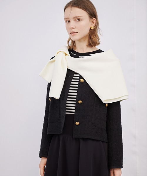 Mila Owen（ミラオーウェン） ノーカラージャケット 0 ベージュ