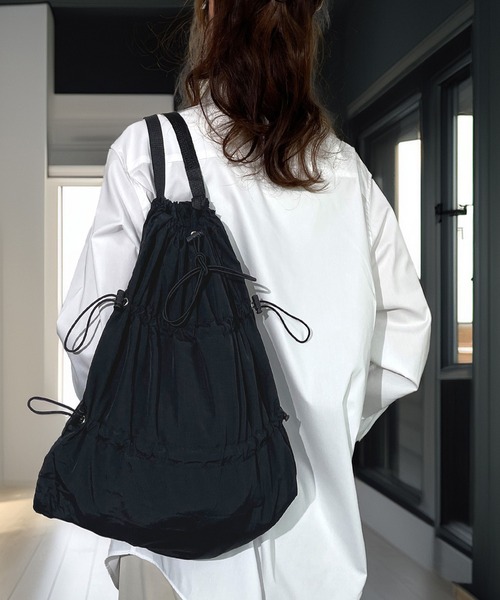 Candlestick デイバック リュック ナップサック 軽量 撥水 ミディアム