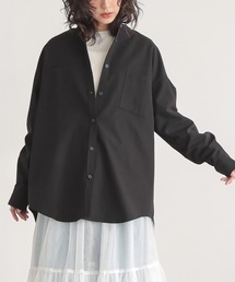 ブラウス シャツ バックカットアウトバンドカラーシャツ レディース CRAFT STANDARD BOUTIQUE ブラウス シャツ 「追加7」バンド