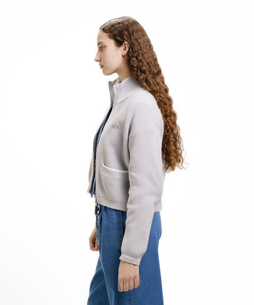 LACOSTE（ラコステ） カーディガン ジップアップローゲージニット