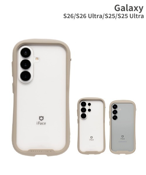 iFace スマホケース Galaxy S25/S25 Ultra 専用 Reflection 強化ガラス