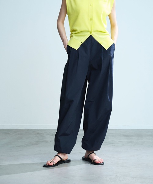 N.O.R.C ワイドパンツ パンツ パラシュートパンツ「NYLON WEATHER
