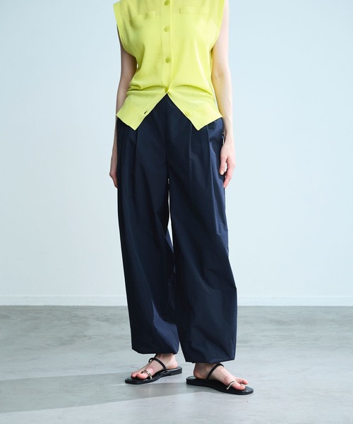N.O.R.C ワイドパンツ パンツ パラシュートパンツ「NYLON WEATHER