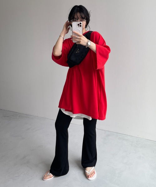 wee9s（ウィークス） スウェットパンツ ジャージ soft touch lib flare
