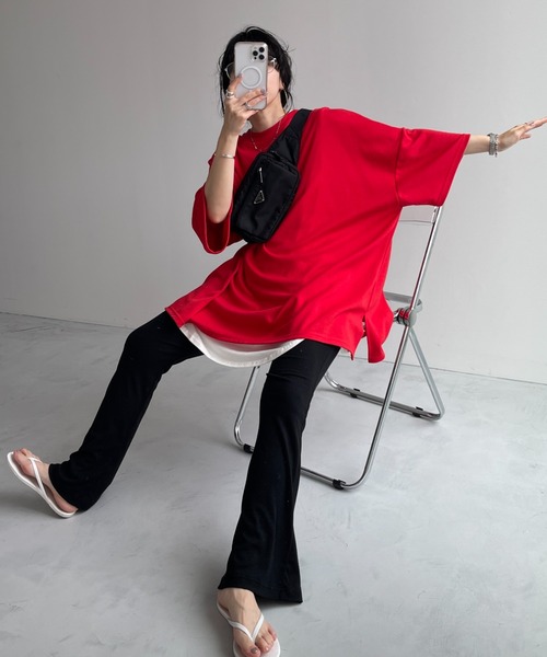 wee9s（ウィークス） スウェットパンツ ジャージ soft touch lib flare