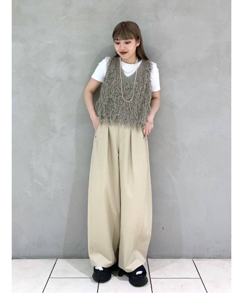 新品バレルレッグボリュームパンツ　JEANASIS セール】バレルレッグボリュームパンツ/450224（その他パンツ
