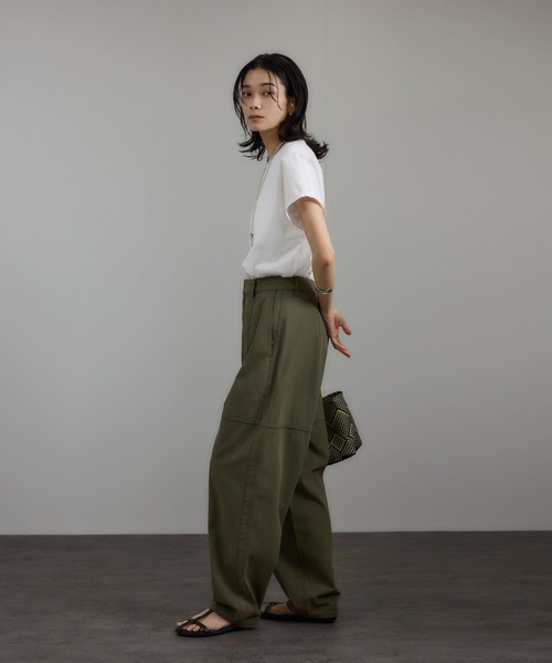 未使用品25SS プリマベールリラックスドルマンスリーブプルオーバー 黒 SALON adam et rope' tシャツ プリマベールリラックスドルマン