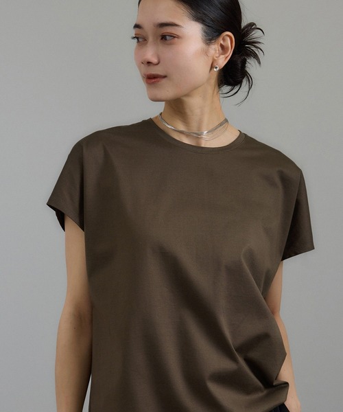 未使用品25SS プリマベールリラックスドルマンスリーブプルオーバー 黒 SALON adam et rope' tシャツ プリマベールリラックスドルマン