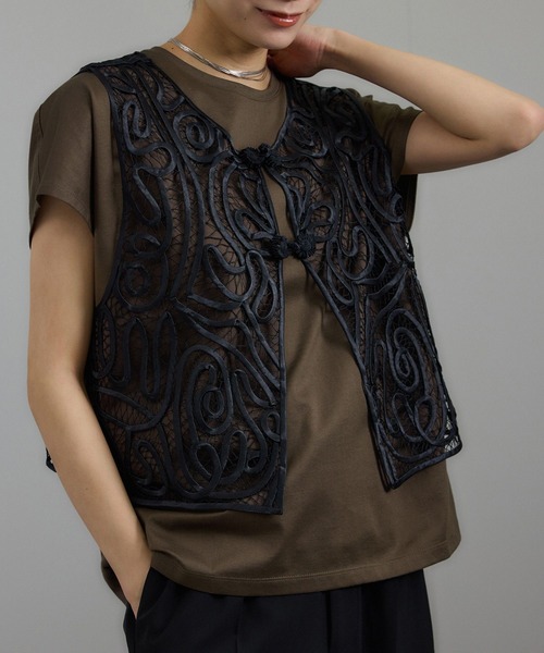SALON adam et rope'（サロン アダム エ ロペ） uvカット tシャツ
