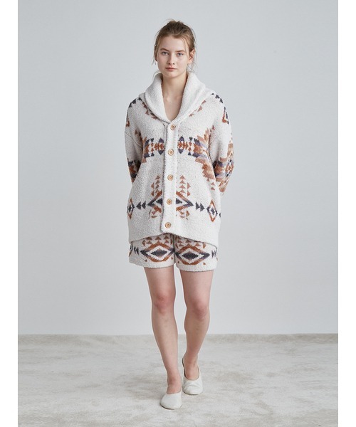 gelato pique 「gelato pique」 ニットカーディガン「PENDLETON