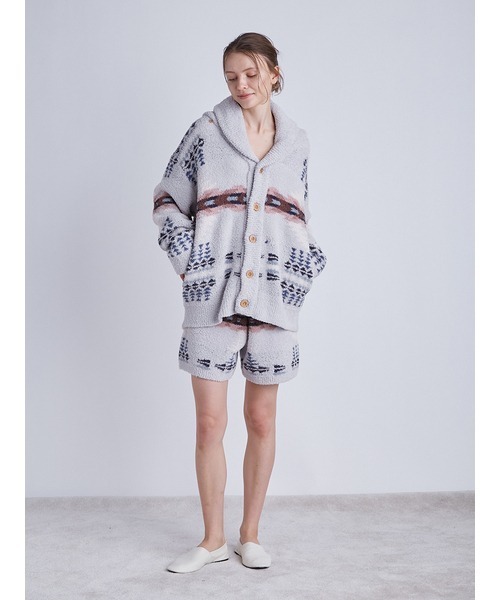 gelato pique 「gelato pique」 ニットカーディガン「PENDLETON