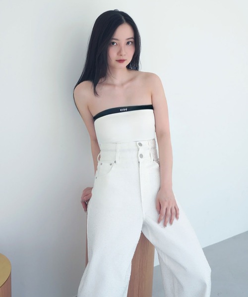 eimy istoire バックリボンオフショルダー 水着 ビキニ eimy istoire バックリボンオフショルダー 水着 ビキニ