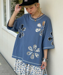 tシャツ 「HELLO.SANFRANCISCO」ピグメントロゴフットボールTEE レディース HELLO.SANFRANCISCO tシャツ 「HELLO.SANFRANCISCO/ハロー