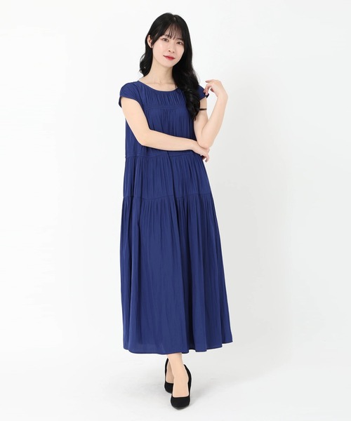 【美品】STRAWBERRYFIELDS ノースリーブワンピース STRAWBERRY-FIELDS（ストロベリーフィールズ）｜ノースリーブ