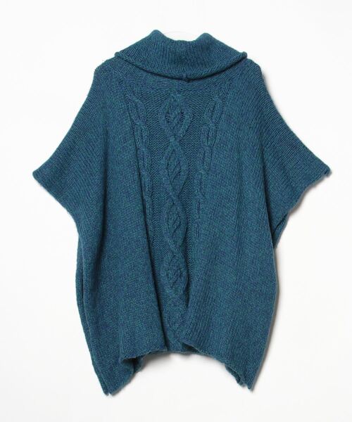 flower ニットポンチョ - ネイビー レディース : ZOZOTOWN Yahoo!店