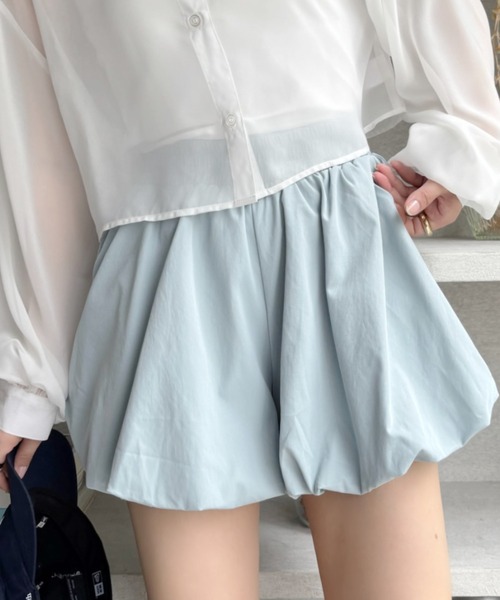 TREOVER パンツ 「3色展開」履くだけでガーリースタイルに♪ バルーン