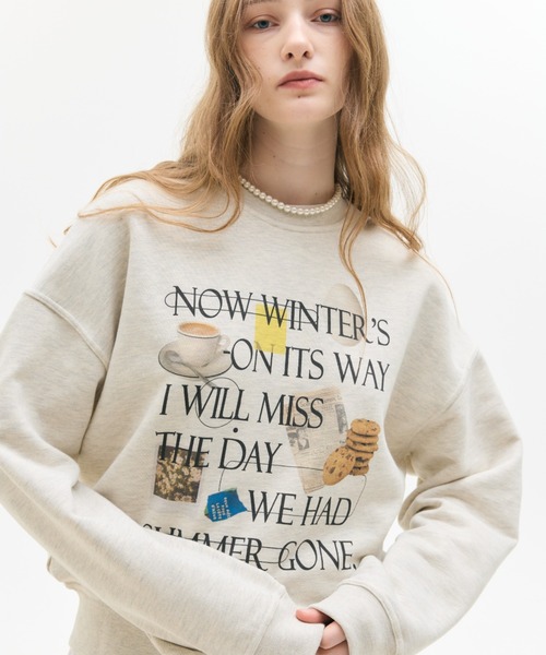 トレーナー スウェット LX COFFEE SWEATSHIRT レディース