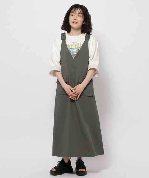 niko and… 「niko and」 サロペットスカート LARGE グレー