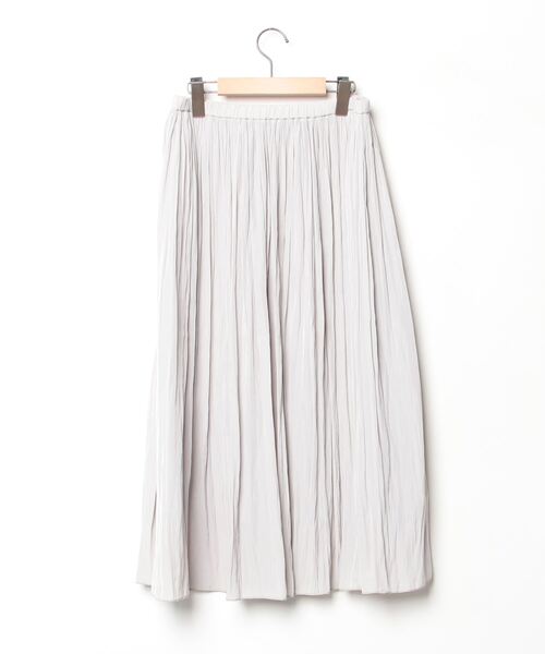「Spick & Span」 プリーツスカート 38 グレー レディース_画像2