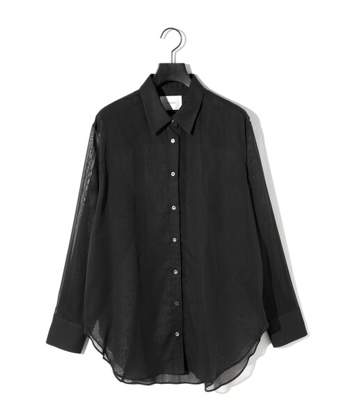 シャツ MIDIUMISOLID Men’s シアーボイルベーシックシャツ メンズ