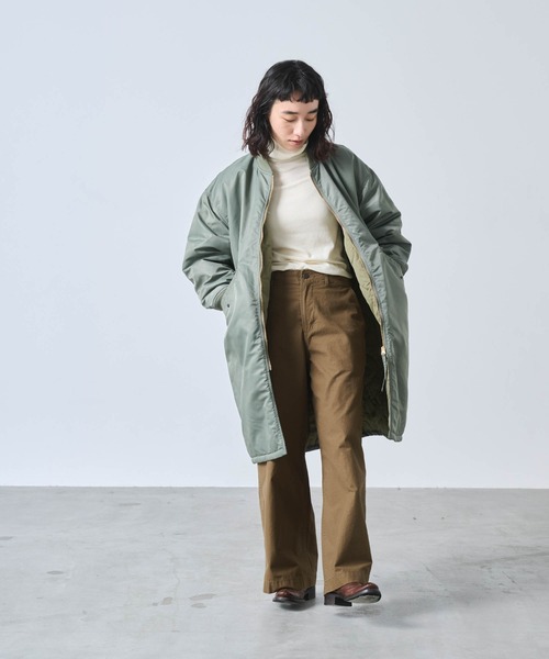 kha:ki（カーキ） ミリタリージャケット モッズコート 「KHA:KI
