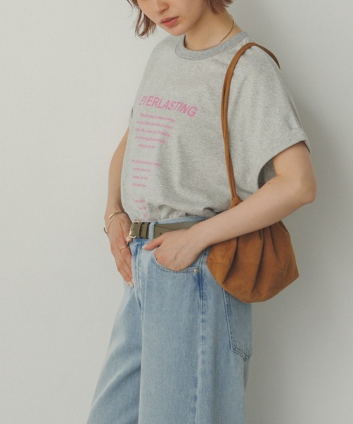 cloche 前後2WAYロゴプリントT cloche 前後2WAYロゴプリントT