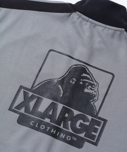 XLARGE グレー スポーツジャケット XLARGE 「XLARGE」 ジャージブルゾン X-LARGE グレー メンズ