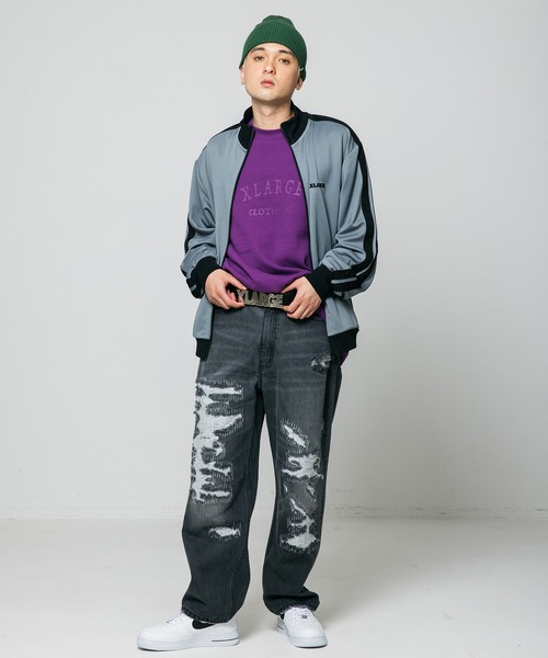 xlarge エックスラージ　ジャージ XLARGE 「XLARGE」 ジャージブルゾン X-LARGE グレー メンズ