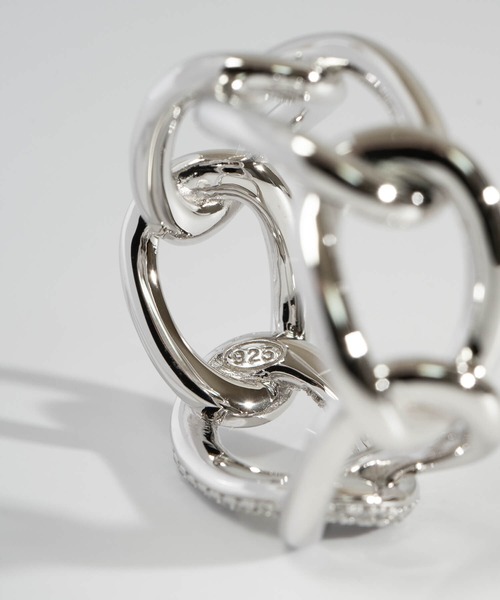 指輪 リング リング シルバー925 指輪 ゴールド 金属アレルギー対応「ardina-link アルディナ・リンク」 レディース メンズの画像