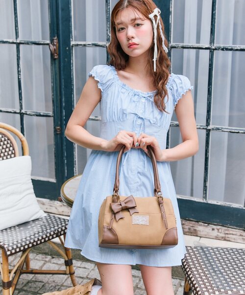 OLIVE des OLIVE（オリーブデオリーブ） ワンピース リボンミニ