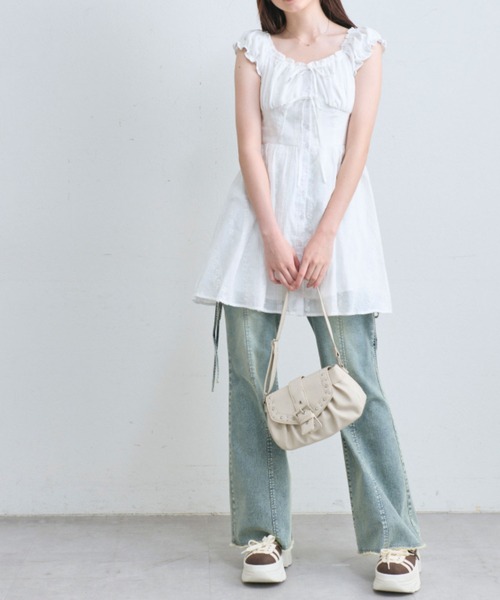 OLIVE des OLIVE（オリーブデオリーブ） ワンピース リボンミニ