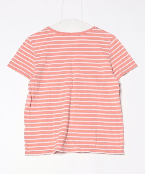 「PETIT BATEAU」 ボーダー柄半袖Tシャツ M ピンク レディース