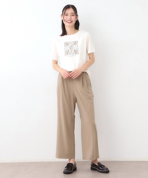 LAURA ASHLEY（ローラアシュレイ） パンツ 「ストレッチ／ウエストゴム