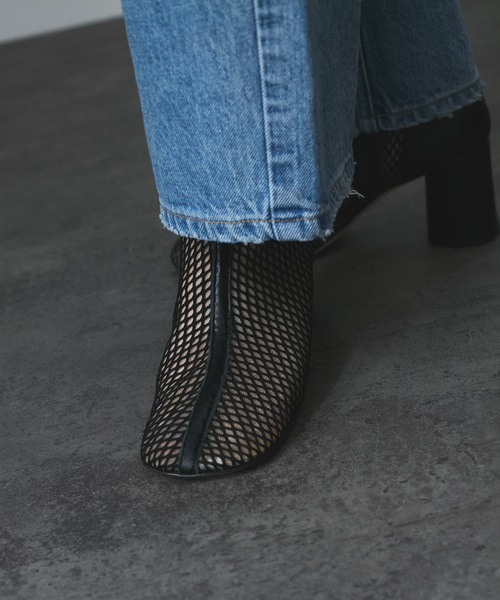新品未使用【PELLICO/ペリーコ】ショートブーツ（メッシュ） SALON adam et rope' ブーツ 「PELLICO SUNNY（ペリーコ サニー