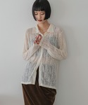 tシャツ レースポロカーディガンLS 5889...の詳細画像4