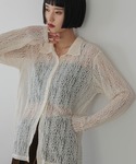 tシャツ レースポロカーディガンLS 5889...の詳細画像5